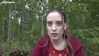 Teen Girlfriend Performs Deepthroat In Public And Swallows Semen