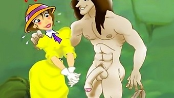 Tarzan'S Wild Adventure With A Teenage Jane In A Hardcore Group Setting