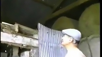 A Horny City Girl Gets Fucked By An Old Farmer In A Mobile Video
