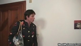 Stepson Joins In On A Forbidden Family Threesome With Mature Milf