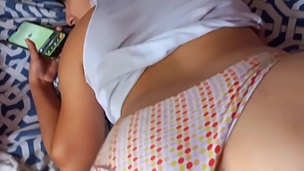 Spanish-Speaking Wife'S Naughty Phone Conversation With Horny Husband At Work