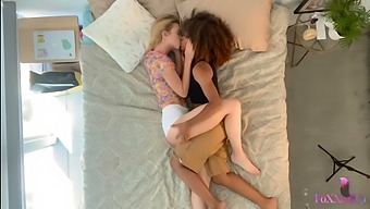 Blonde Bombshell Chloe Cherry And Sultry Brunette Jenna Foxx In Sizzling Lesbian Encounter
