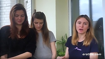 Sizzling Threesome With A Sexy Girl Turns Into Steamy Lesbian Action
