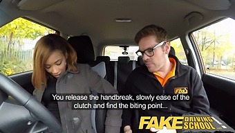 Young African-American Teen Receives Free Sex Lessons From Fake Driving Instructor