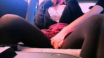 Exclusive Video Of A Taboo Stepsister Caught In The Car For A Wild Fucking Session