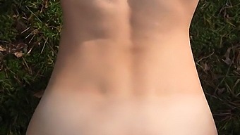 Teen With A Stunning Body Takes It In The Ass Outdoors