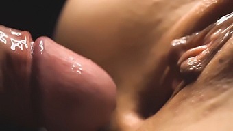 Intense Fucking And Creamy Ejaculation Inside A Snug Pussy