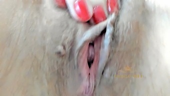 Angela-Milf Teases With Seductive Strip, Revealing Her Alluring Derriere And Intimate Pussy Close-Up For Ultimate Pleasure