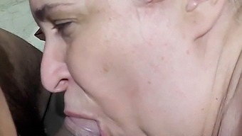 Coolmarina: A Voluptuous Mature Woman Performs Oral Sex On A Young Delivery Man
