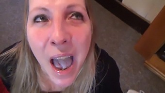 My Wife Eagerly Takes A Deep Swallow - A Free Use Scene
