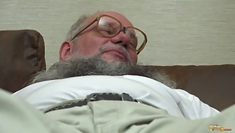 Grandpa Enjoys The Most When He Receives Oral Sex And Exchanges Cum With Young Women