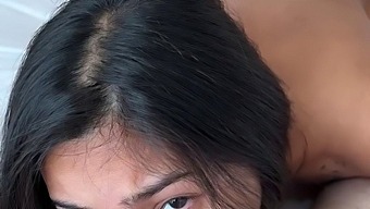 Asian Babe Covers Her Face With Cum After Intense Anal Pov Sex
