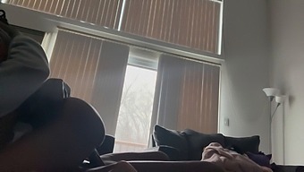 Amateur Couple Explores Butt Sex On Couch