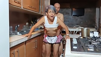 A Steamy Encounter With My Stepmother In The Kitchen While My Father Is Nearby