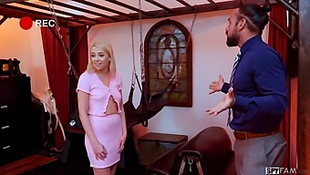 Madison Summers' Oral Skills Bring Stepdad'S Fantasy To Life In Sex Dungeon