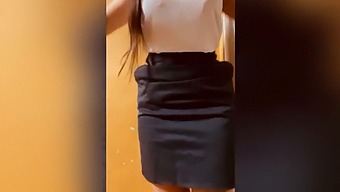 A Seductive Educator Records And Shares A Video With One Of Her Pupils