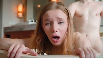 Caught In The Act: Step-Sibling'S Unexpected Encounter In The Bathroom