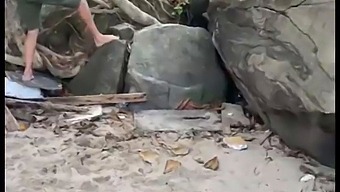 Beach Orgy With Public Sex Show