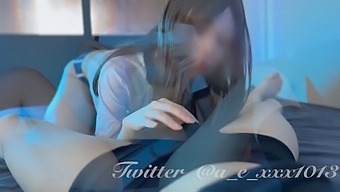 Japanese Teen With Big Natural Tits Rides Cowgirl Position In Pov