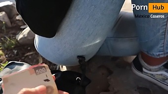 Public Squirts And A Double Climax With A Stranger