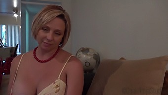 Stepson’s Masturbation Session With Blonde Milf Brianna Beach In Doggy Style.